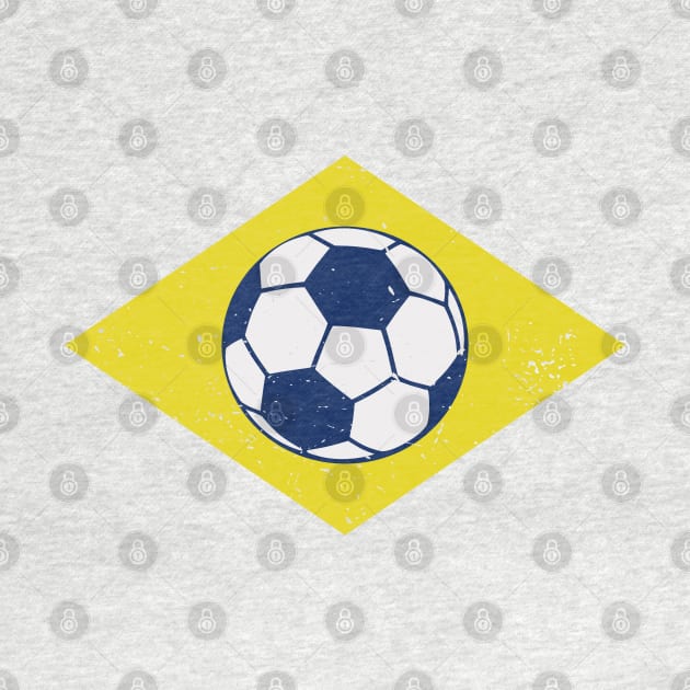 Brazil Soccer Ball Flag by Etopix